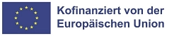 LOGO Europäische Union_BF Auf der linken Seite des Bildes ist die Flagge der Europäischen Union abgebildet. Sie besteht aus einem dunkelblauen Hintergrund, auf dem ein Kreis aus zwölf gelben, fünfzackigen Sternen angeordnet ist. Die Sterne stehen gleichmäßig voneinander entfernt und bilden gemeinsam ein geschlossenes Rund, das für Einheit und Zusammenhalt innerhalb der Europäischen Union steht.
Rechts neben der Flagge befindet sich ein Schriftzug in dunkelblauer Farbe. Er lautet: „Kofinanziert von der Europäischen Union“. Die Schrift ist klar und gut lesbar gestaltet. Das gesamte Bild vermittelt, dass ein Projekt oder eine Maßnahme durch finanzielle Unterstützung der Europäischen Union ermöglicht oder gefördert wurde. © Europäische Union