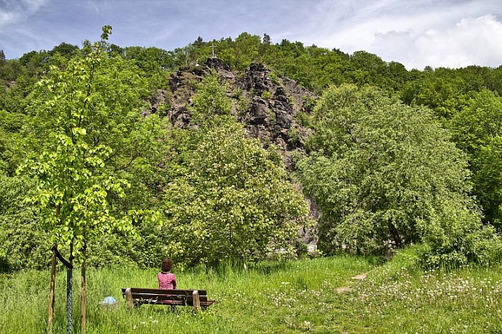 Wanderweg unterhalb Kreuzfelsen